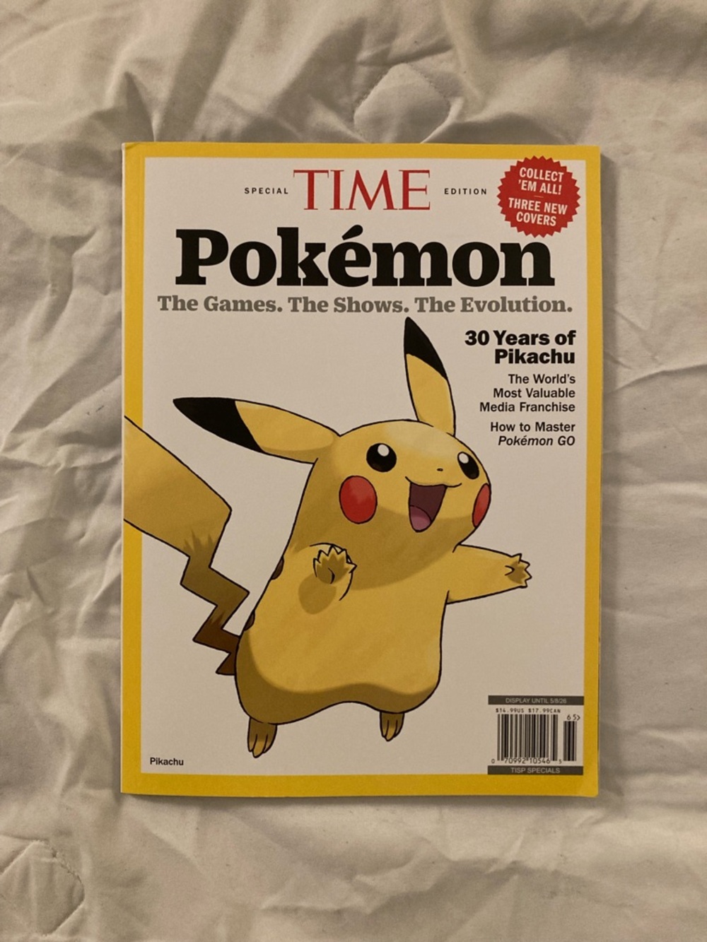 TIME Special Edition Pokémon Cover Featuring Pikachu